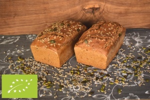 PRAŻAK Chleb z prażonymi pestkami dyni i słonecznika BIO