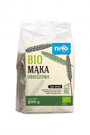 Bio Mąka orkiszowa pełny, świeży przemiał (500 g)