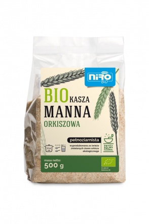 Bio Kasza manna orkiszowa pełnoziarnista (500 g)